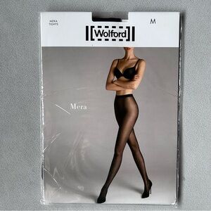 Wolford ~ Mera Tights ~ Midnight ~ Women’s Size M ~ Brand New!